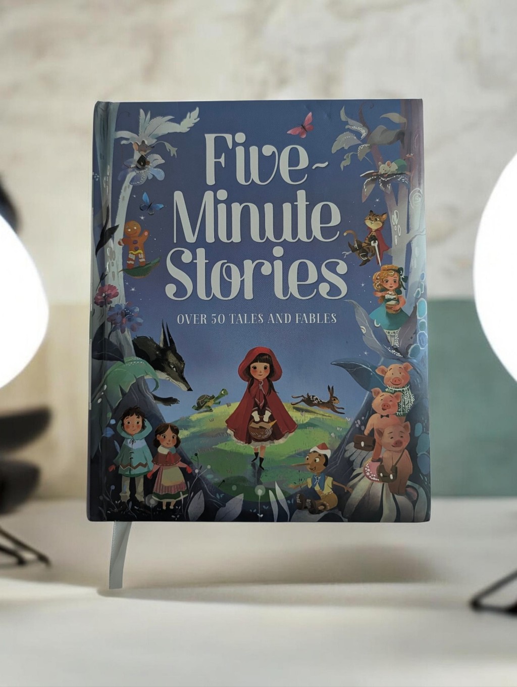 FiveMinute Stories Art Print Blue Illustrated Cover